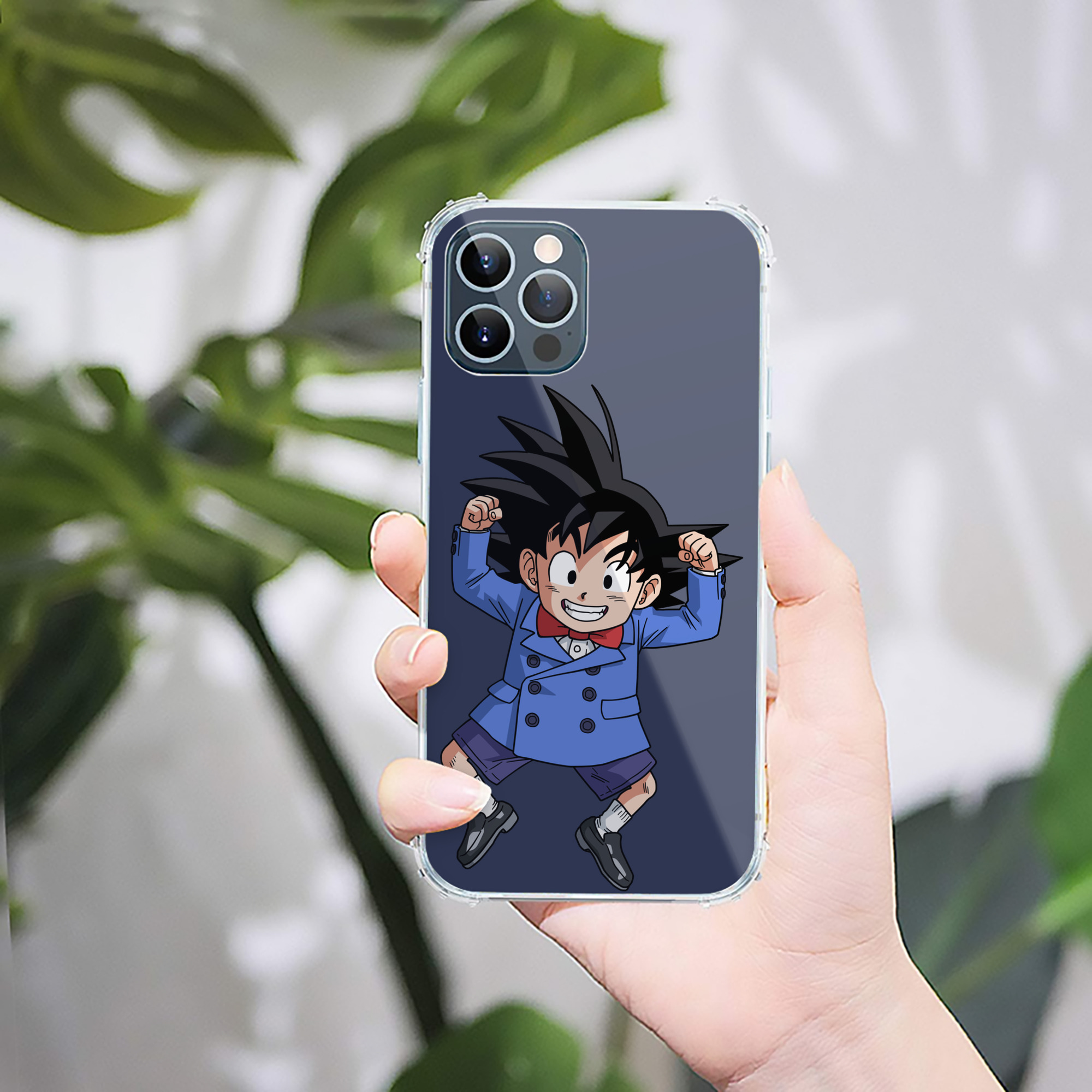 （画像用） ドラゴンボール 孫悟空（そん ごくう）Son Goku カカロット DRAGON BALL Kakarotto 【iPhone 12シリーズ対応】透明スマホケース（クリアソフトケース）